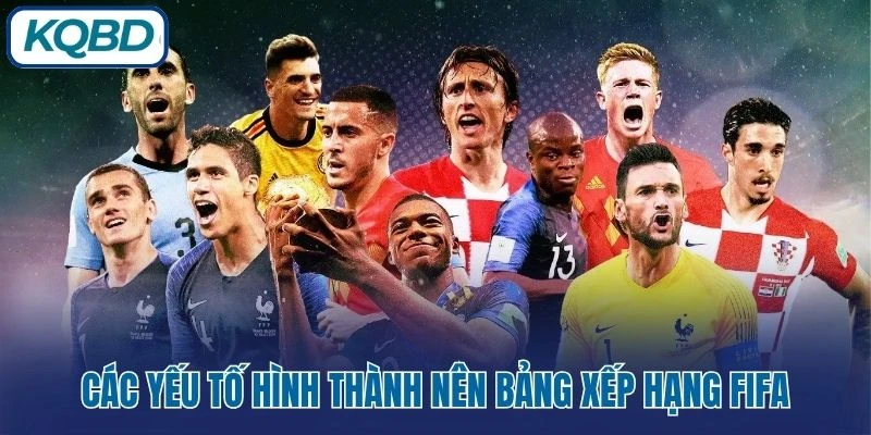 Các yếu tố hình thành nên bảng xếp hạng FIFA
