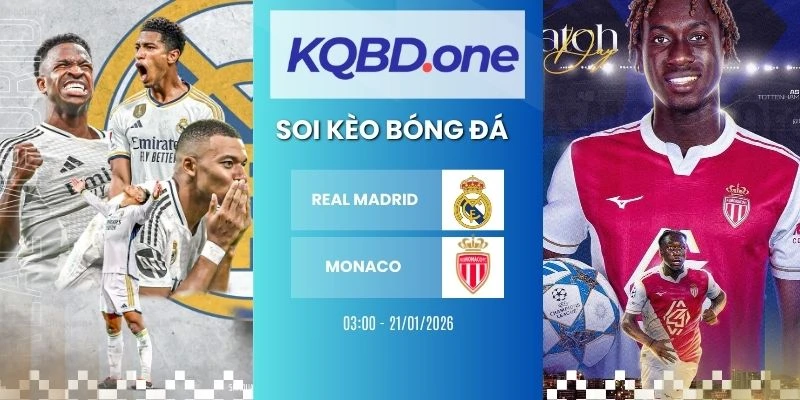 Soi kèo nhà cái Real Madrid vs Monaco