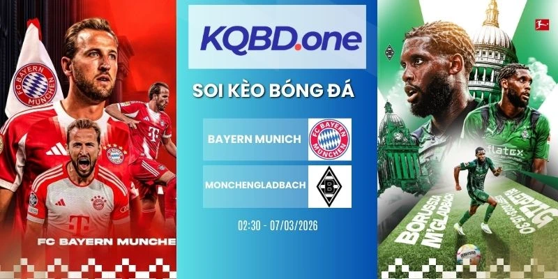 Nhận định soi kèo Bayern Munich vs Monchengladbach - Bundesliga, 07/03/2026