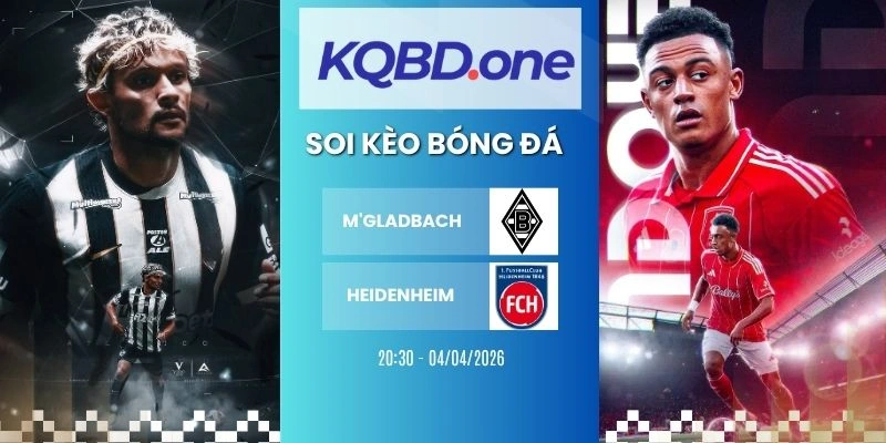 Nhận định soi kèo M'gladbach vs Heidenheim - Bundesliga, 04/04/2026